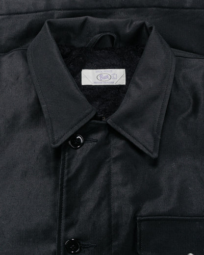 The Real McCoy's BJ25101 Buco Civilian Collared Deck Jacket Black