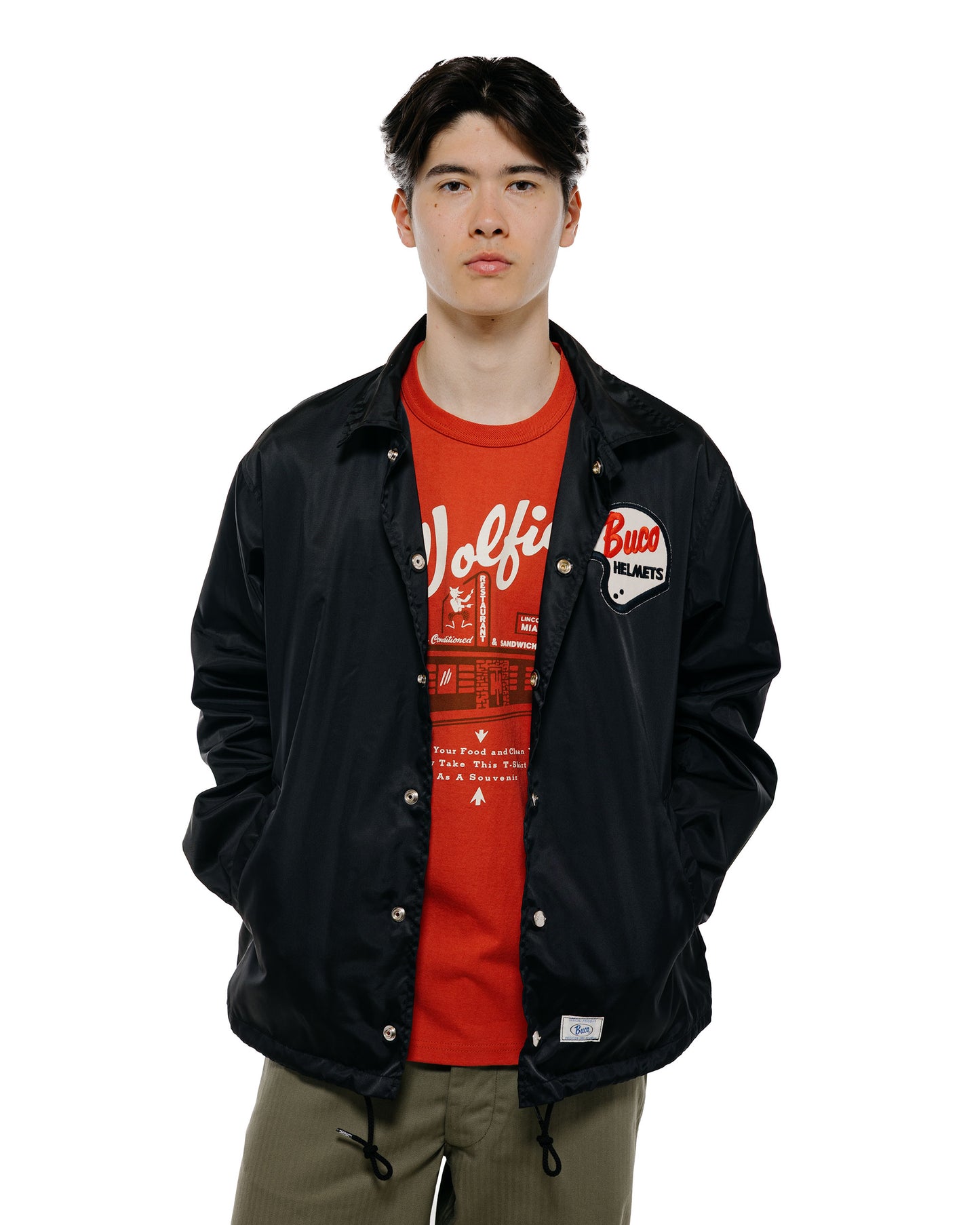 The Real McCoy's BJ26001 Buco Coach Jacket / Enthusiast Black