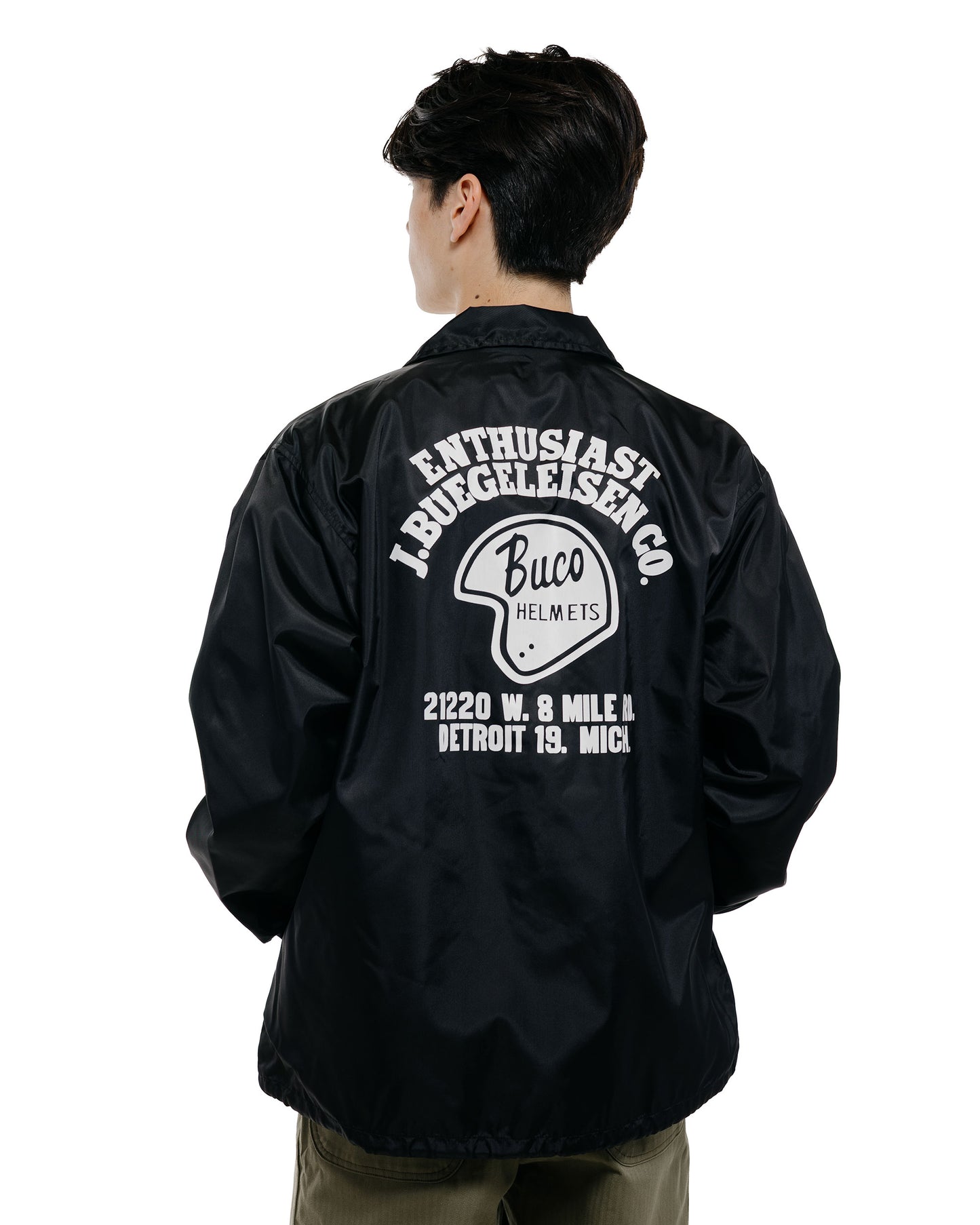 The Real McCoy's BJ26001 Buco Coach Jacket / Enthusiast Black