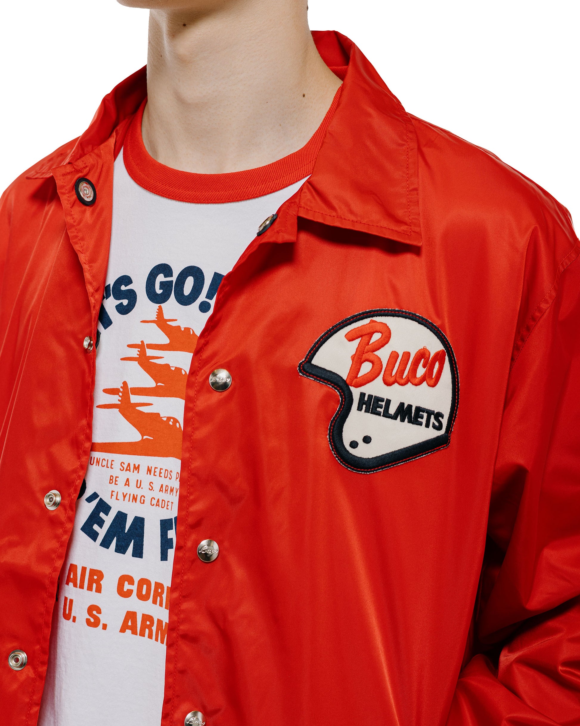 The Real McCoy's BJ26001 Buco Coach Jacket / Enthusiast Red