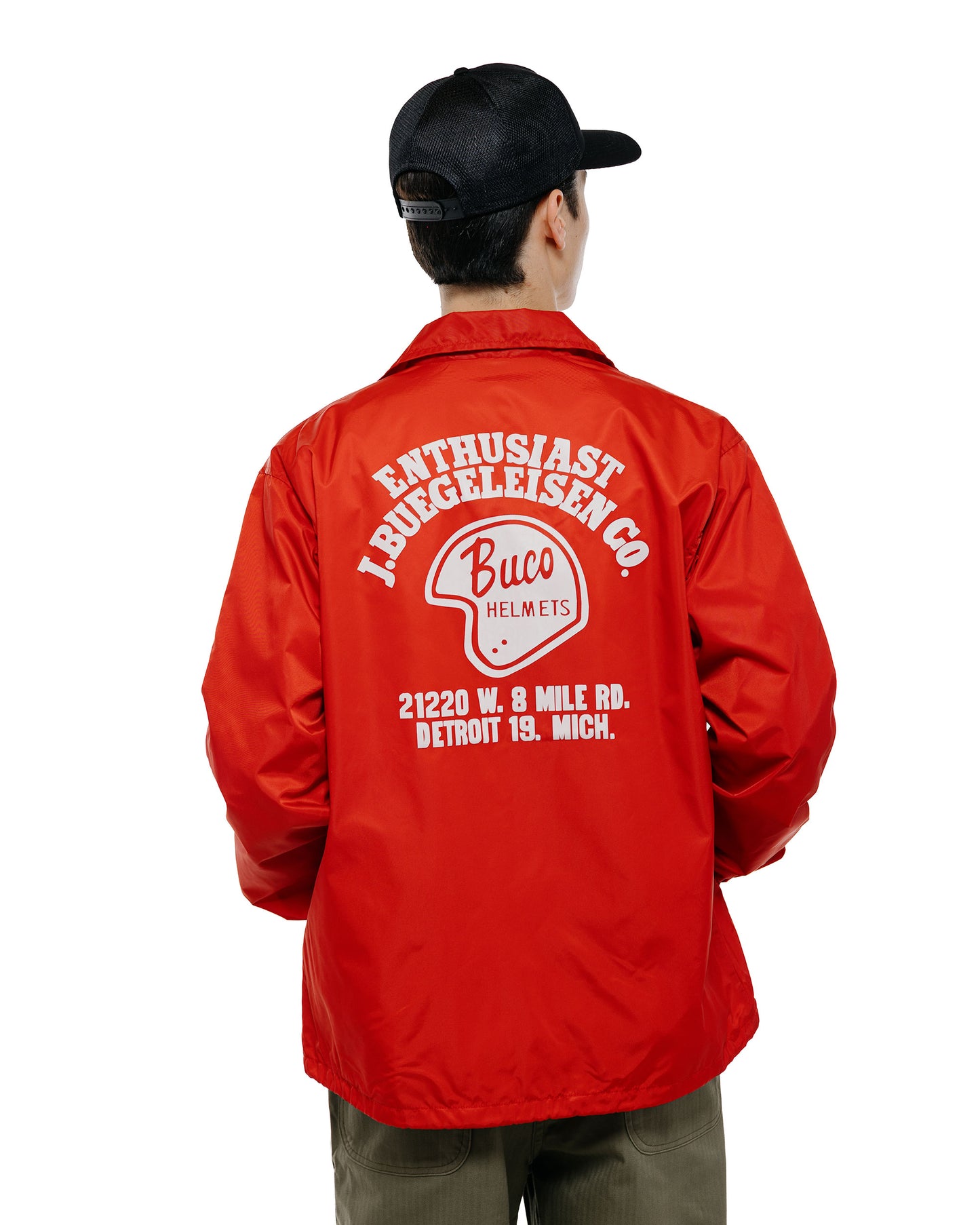 The Real McCoy's BJ26001 Buco Coach Jacket / Enthusiast Red