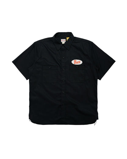 The Real McCoy's BS26001 Buco Workshirt S/S / Look At How Buco Did It! Black