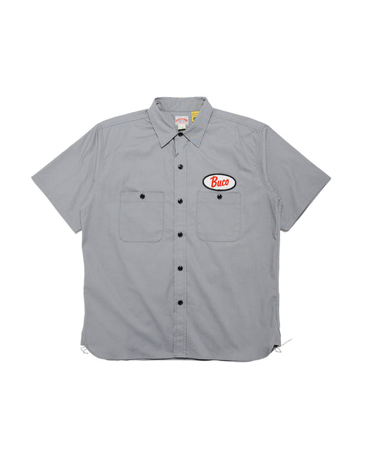 The Real McCoy's BS26001 Buco Workshirt S/S / Look At How Buco Did It! Cloud Gray