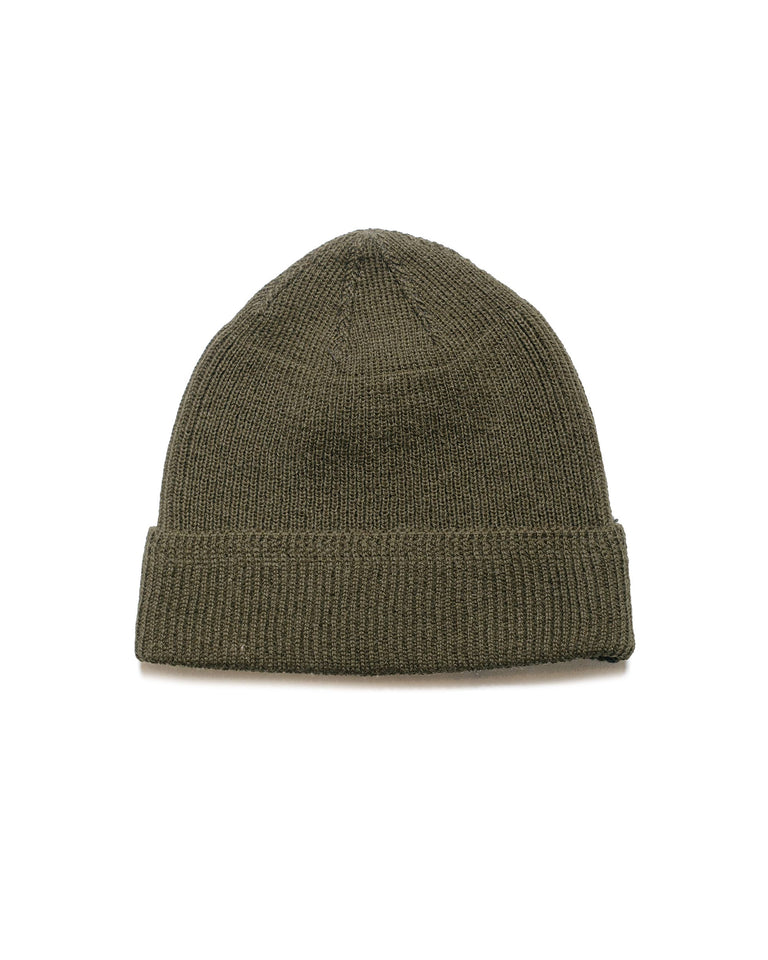 The Real McCoy's MA19103 U.S. Army A-4 Knit Cap Olive
