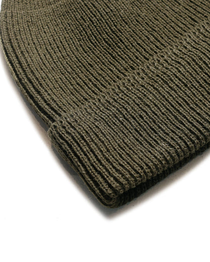 The Real McCoy's MA19103 U.S. Army A-4 Knit Cap Olive fabric