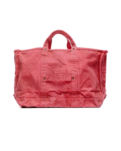 The Real McCoy's MA22010 Coal Tote (Over-Dyed) Red