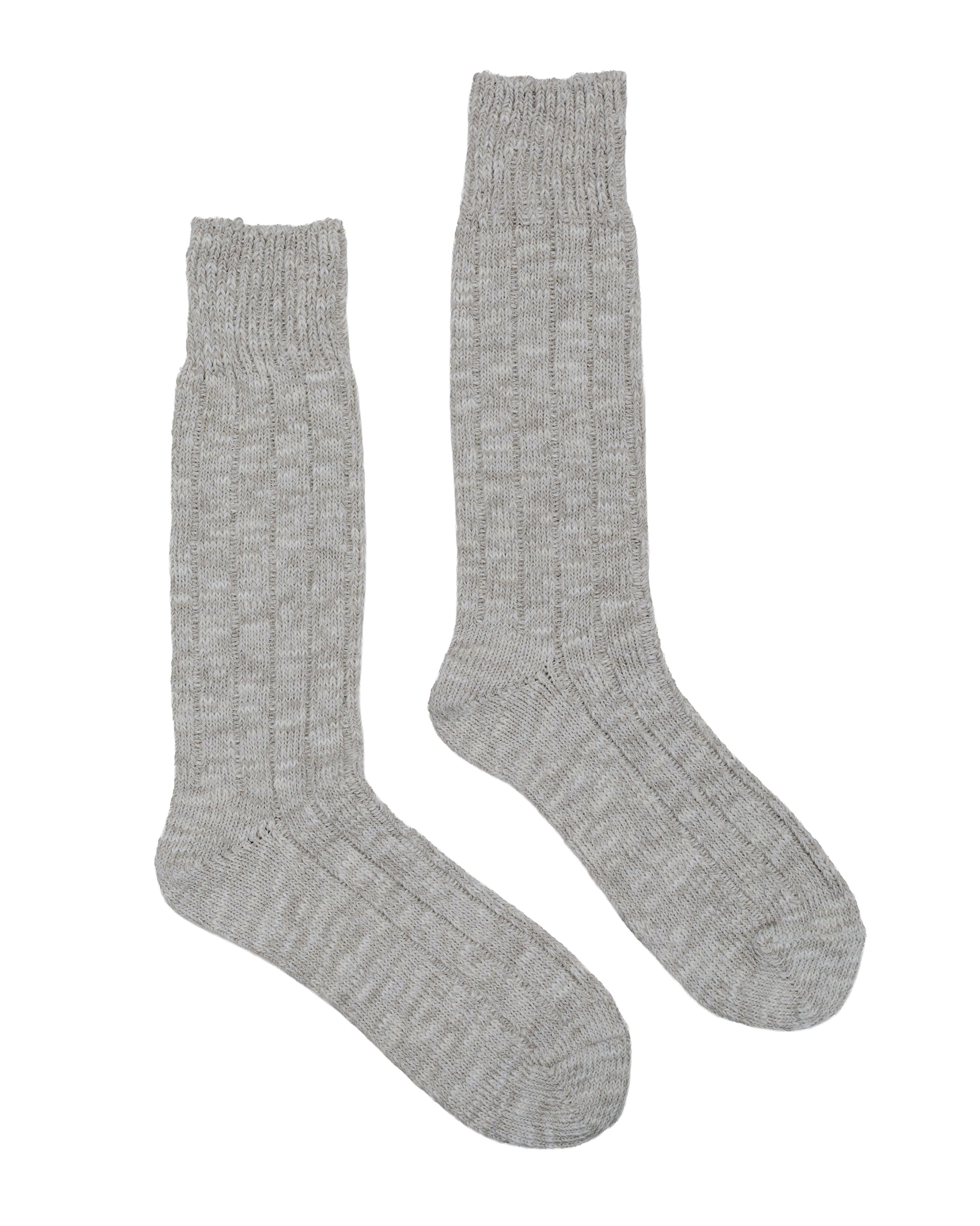 The Real McCoy’s MA22012 Outdoor Socks 'Camp' Snow Gray