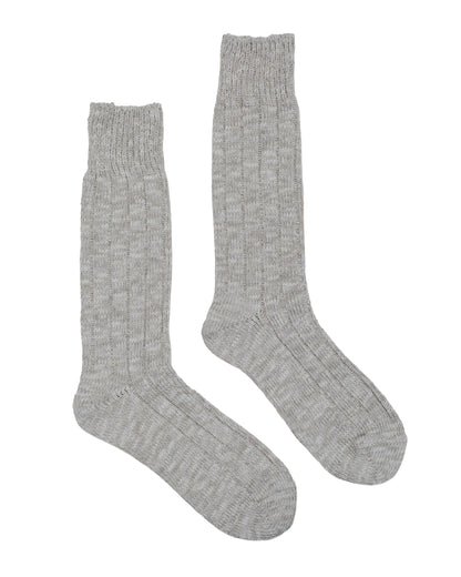 The Real McCoy’s MA22012 Outdoor Socks 'Camp' Snow Gray