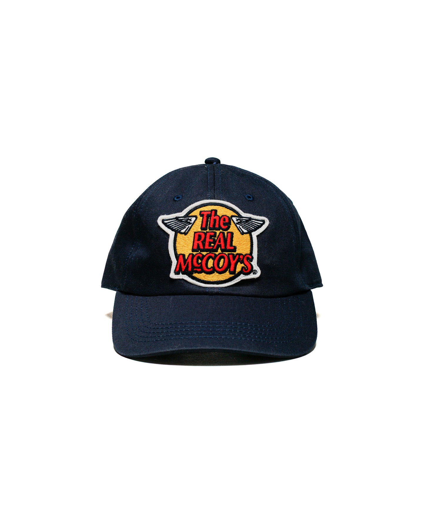 The Real McCoy's MA23001 The Real McCoy's Logo Baseball Cap Navy