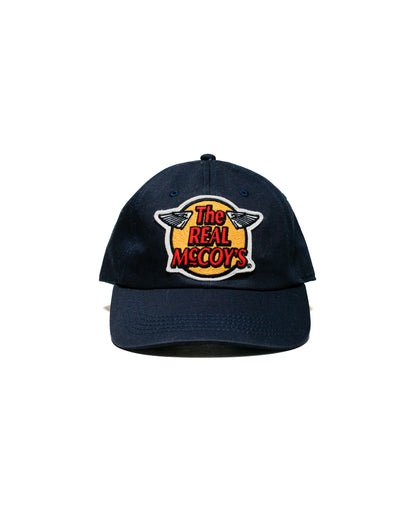 The Real McCoy's MA23001 The Real McCoy's Logo Baseball Cap Navy