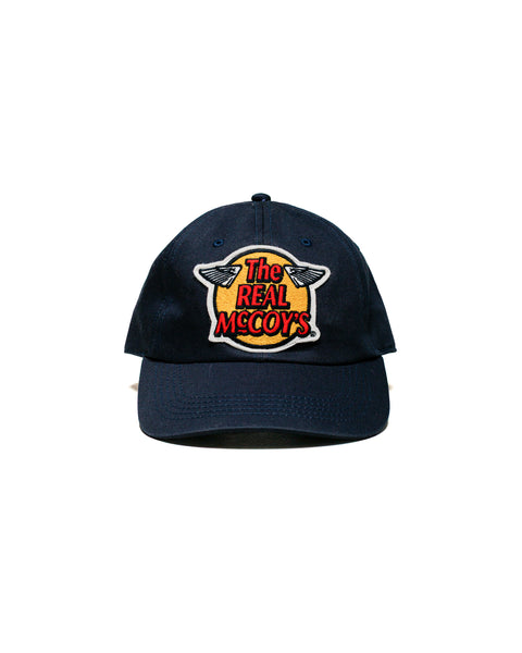 The Real McCoy's MA23001 The Real McCoy's Logo Baseball Cap Navy
