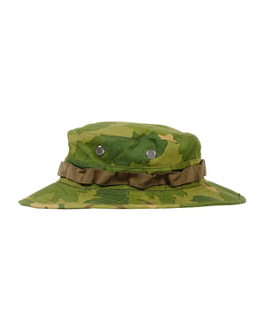 The Real McCoy's MA23004 Camouflage Boonie Hat / Mitchell Pattern Green