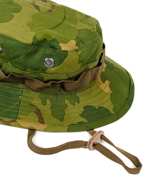 The Real McCoy's MA23004 Camouflage Boonie Hat / Mitchell Pattern Green Detail
