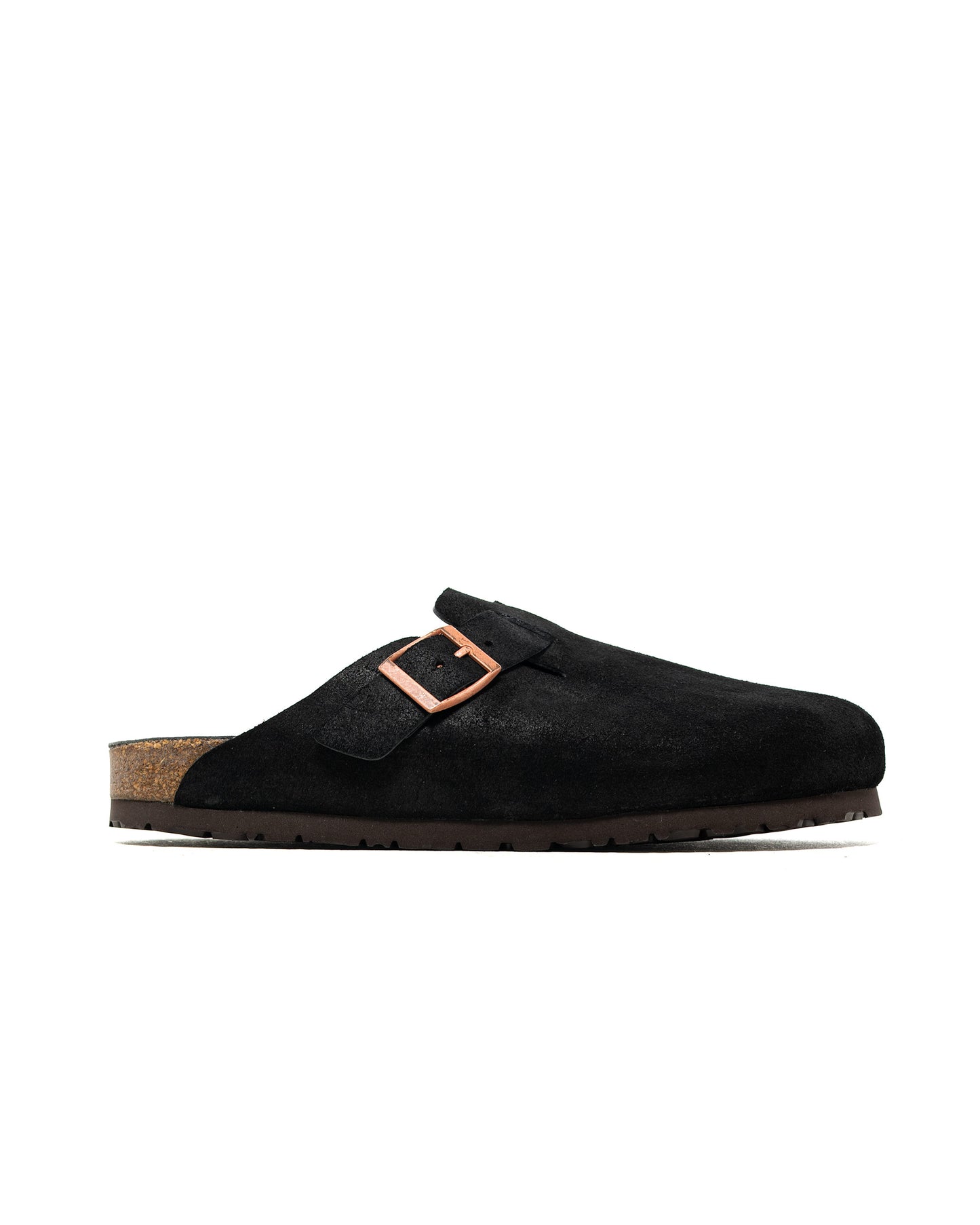 The Real McCoy's MA23012 Leather Foot-Support Clogs Black
