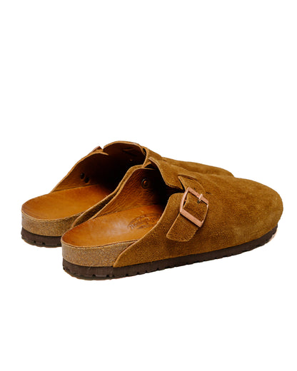 The Real McCoy's MA23012 Leather Foot-Support Clogs Raw Sienna