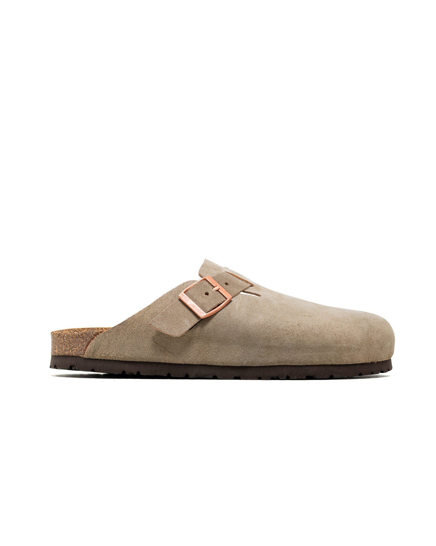 lost & found The Real McCoy's The Real McCoy's MA23012 Leather Foot-Support Clogs Taupe