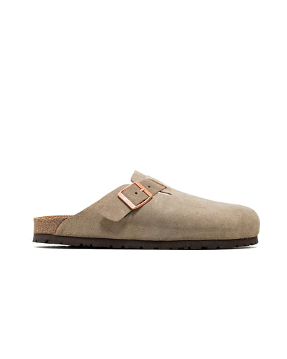 lost & found The Real McCoy's The Real McCoy's MA23012 Leather Foot-Support Clogs Taupe