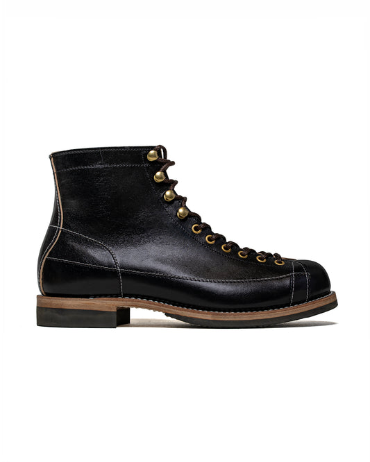The Real McCoy's MA24008 Ten Mile Work Boots / Horsehide Buttock Black