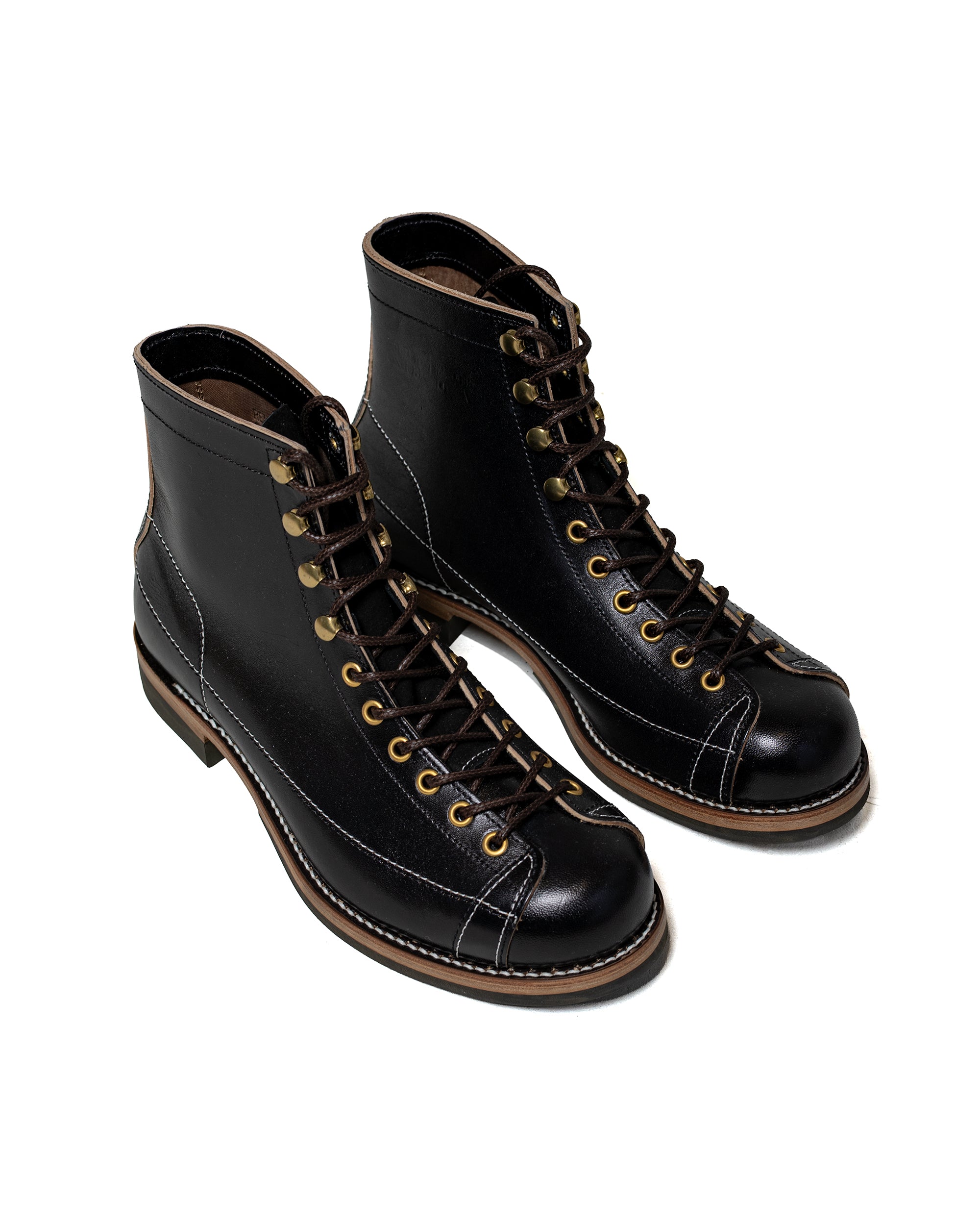 REAL MCCOY BOOTS 8ハーフ 約20年前購入 The Real McCoy's MA24008 Ten Mile Work Boots / Horsehide Buttock Black