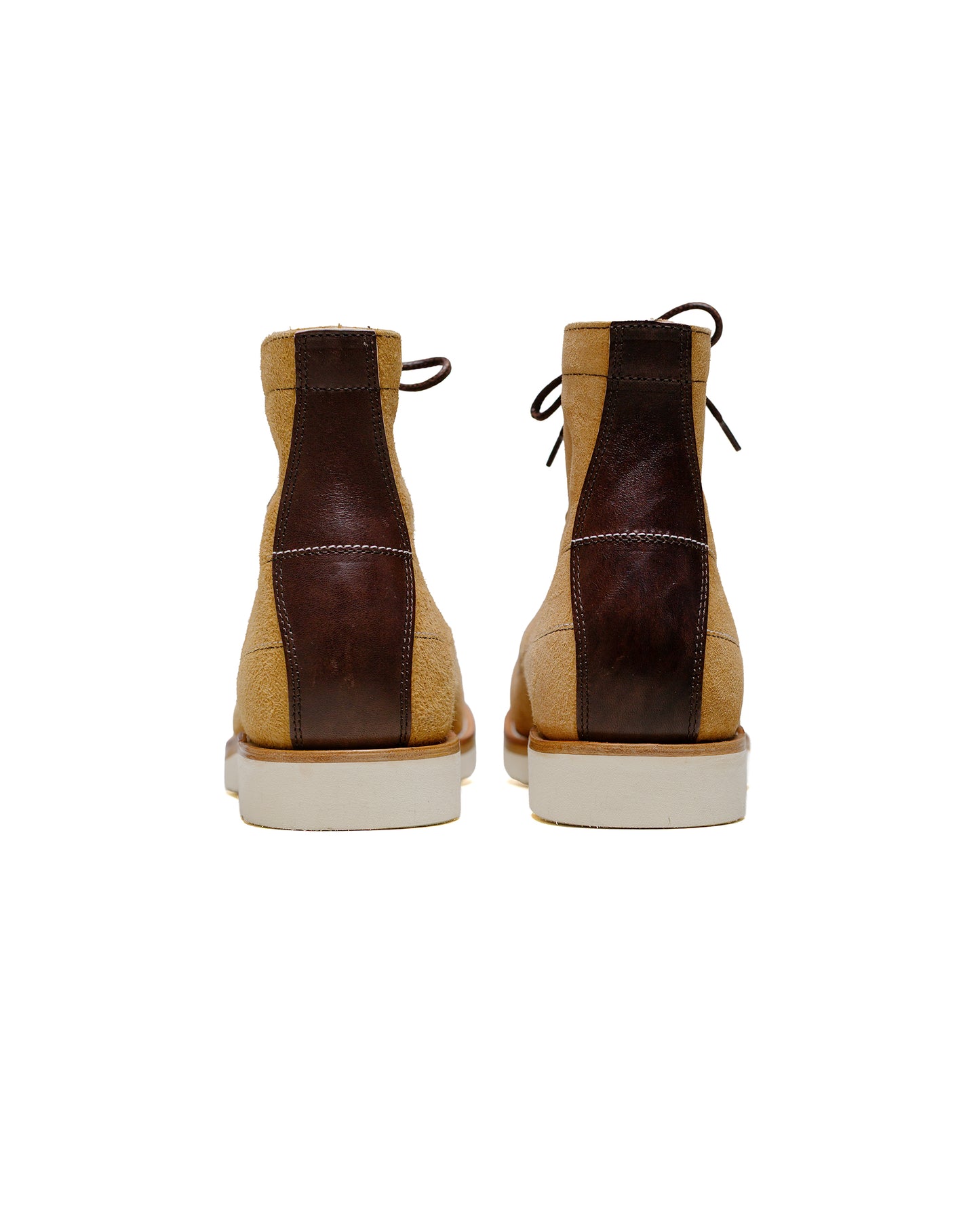 The Real McCoy's MA24009 Ten Mile Work Boots / Rough Out Leather Beige