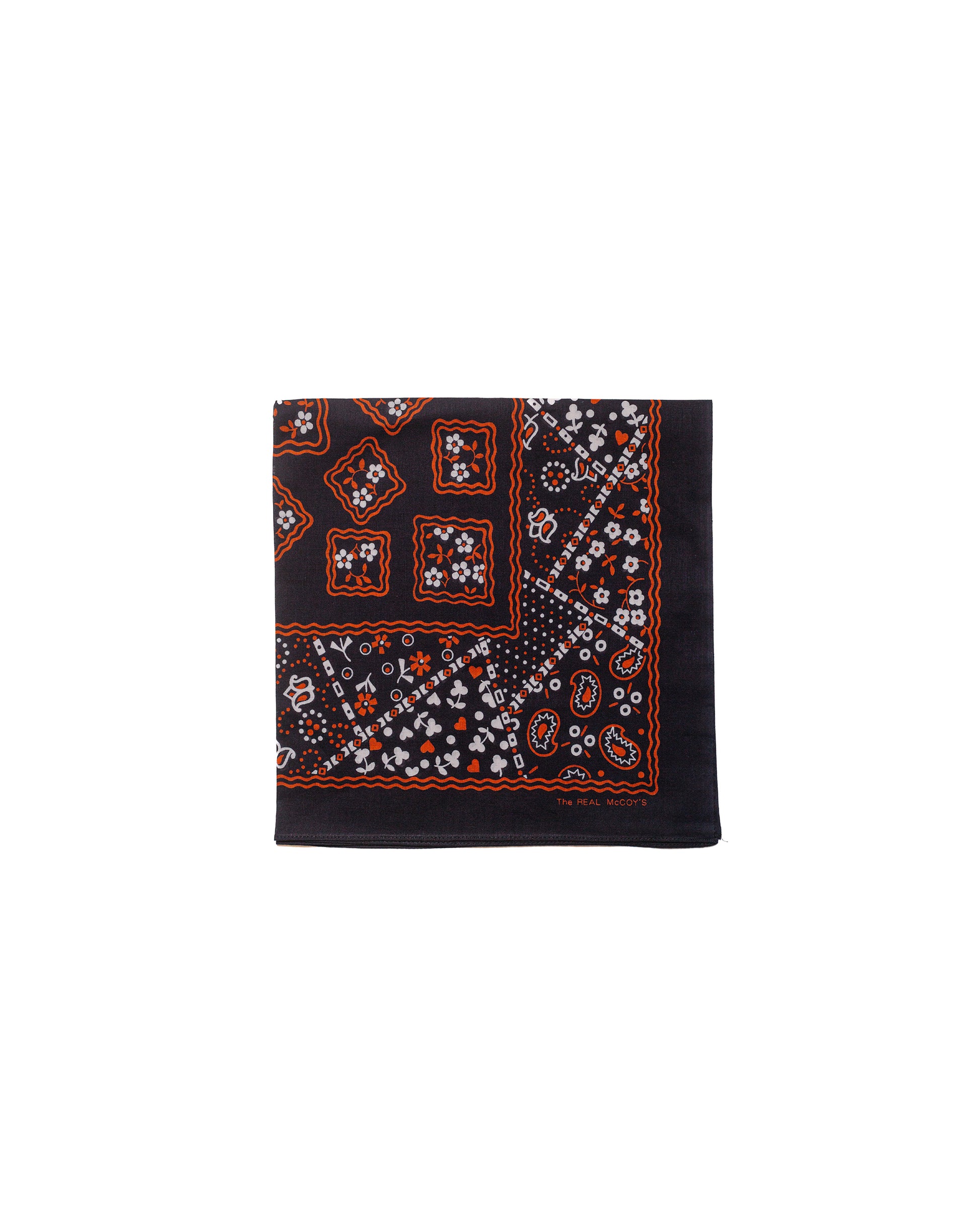 The Real McCoy’s MA24015 Bandana 'Cookie' Navy fold