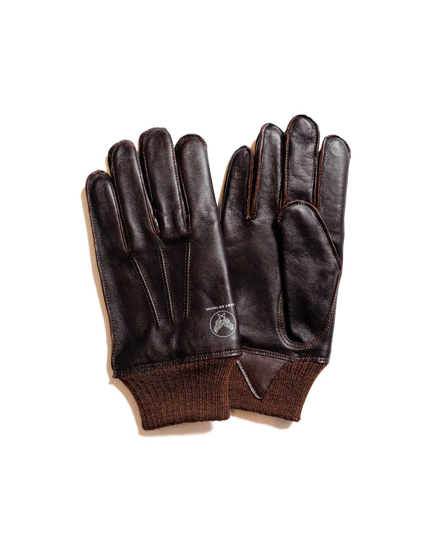 The Real McCoy's MA24101 A-10 Gloves, Flying Winter Seal Brown