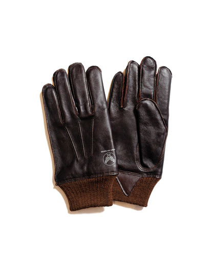 The Real McCoy's MA24101 A-10 Gloves, Flying Winter Seal Brown
