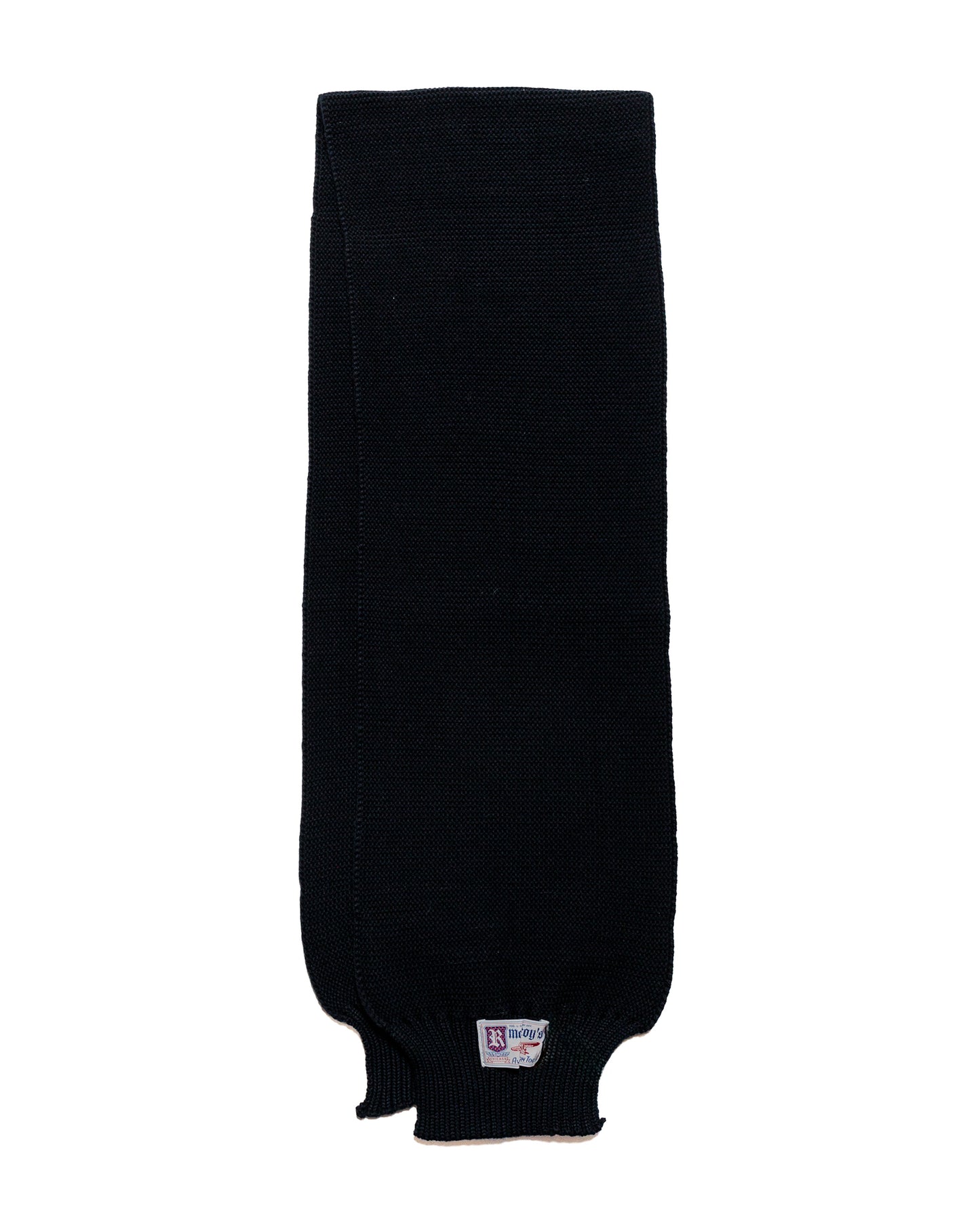 The Real McCoy's MA24103 Scarf, Wool-Knit Navy