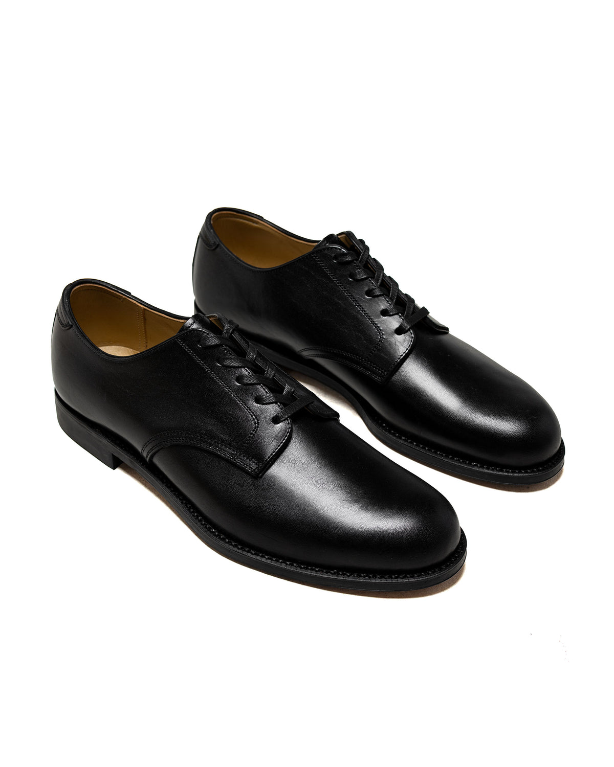 lost & found The Real McCoy's The Real McCoy's MA25001 U.S.N. Service Shoes / Horsehide Buttock Black