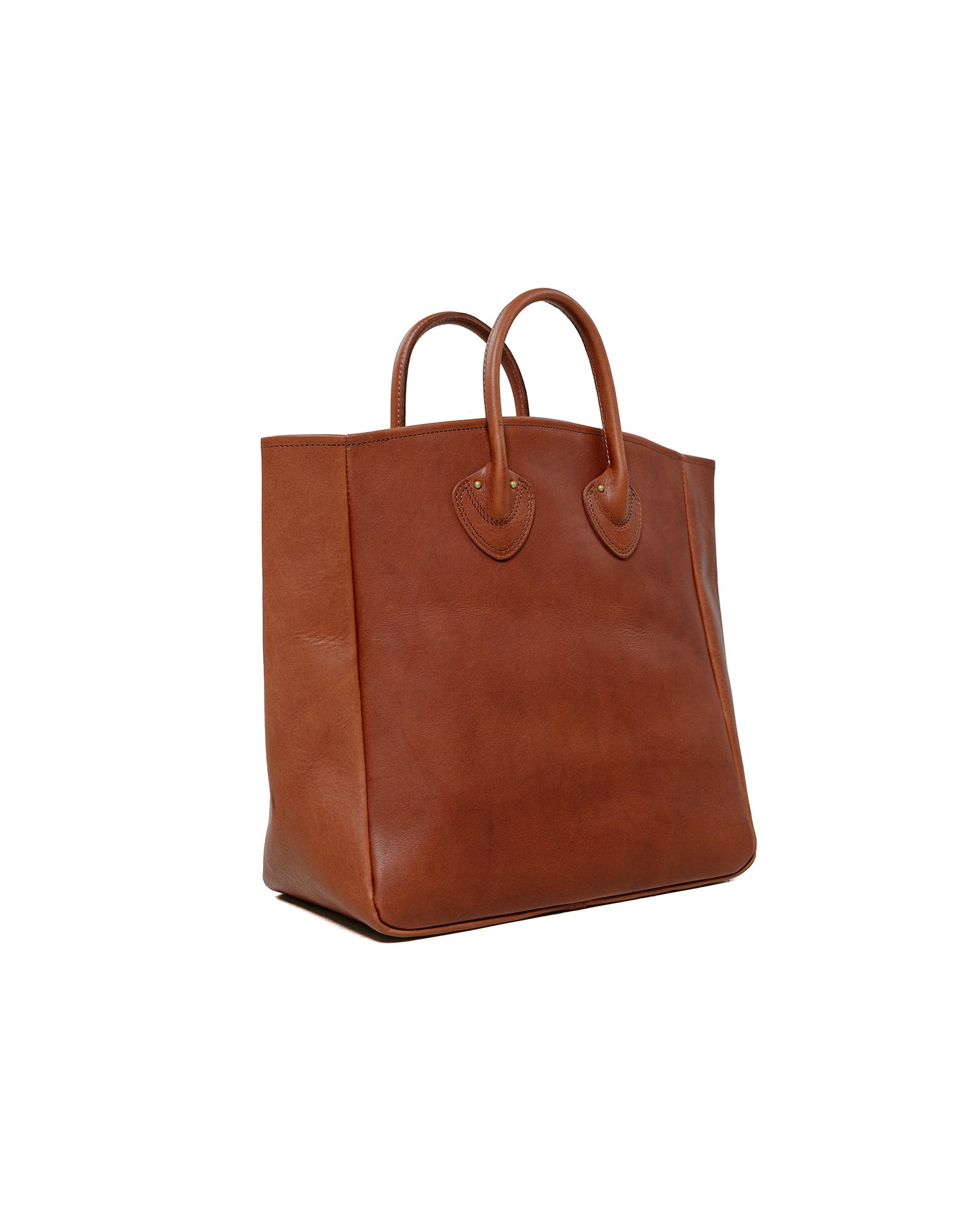 The Real McCoy's MA25101 Leather Tote Handbag Brown
