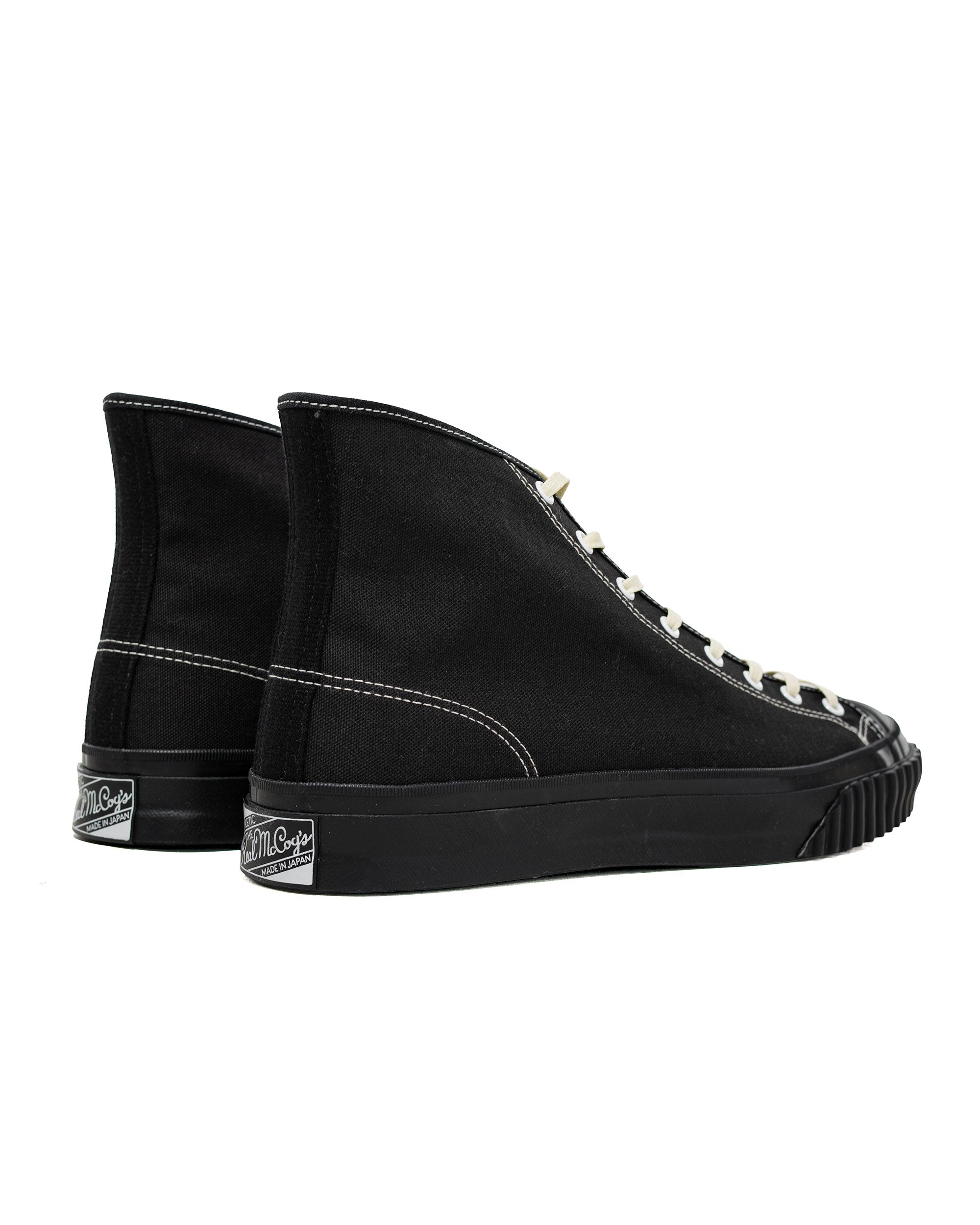 The Real McCoy's MA26006 Military Canvas Training Shoes Black