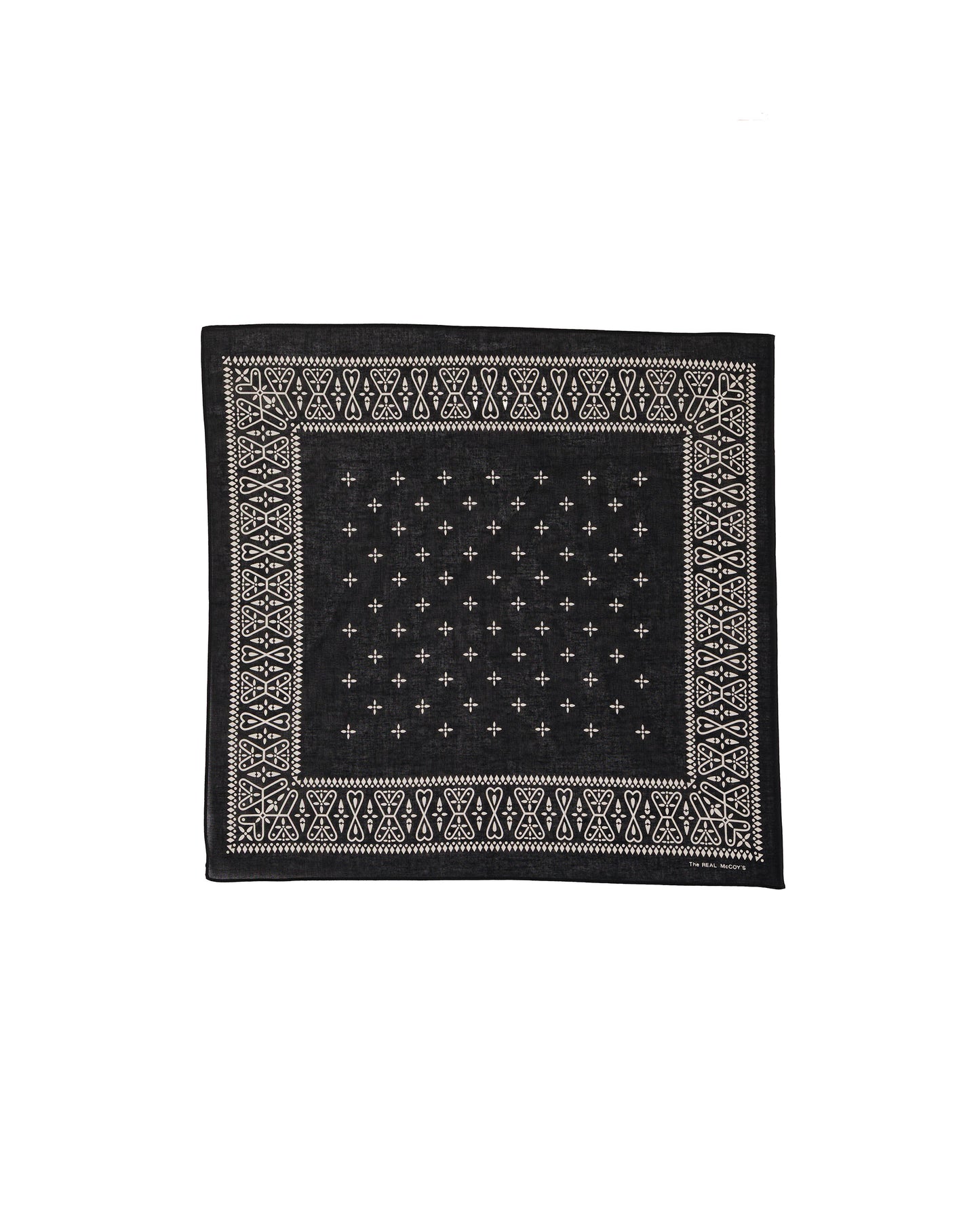 lost & found The Real McCoy's The Real McCoy’s MA26011 Bandana 'Cross' Black