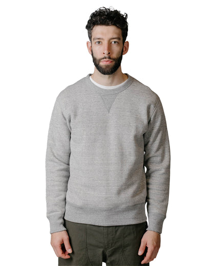 The Real McCoy’s MC13111 Sweatshirt / Loop Wheel Grey Model Front