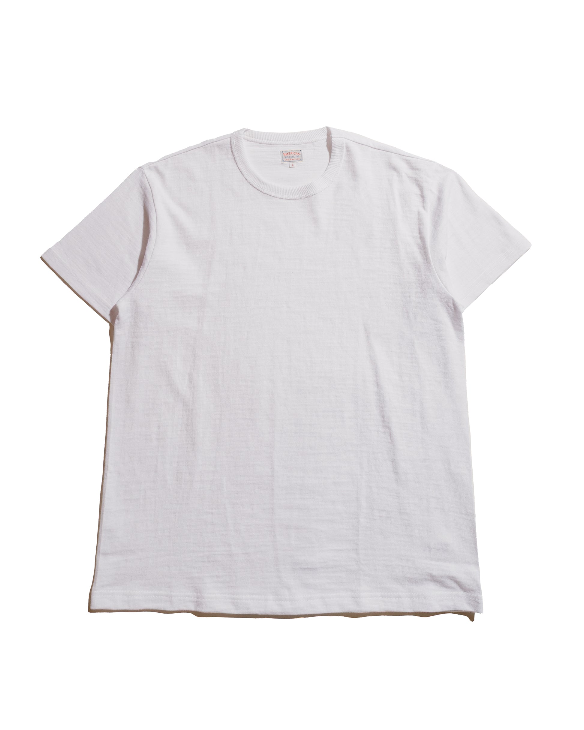 The Real McCoy's MC19010 Athletic T-Shirt  Loop-Wheel White