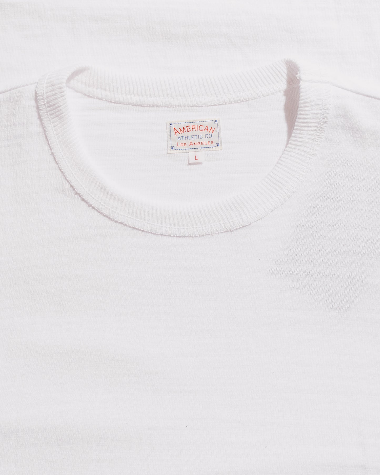 The Real McCoy's MC19010 Athletic T-Shirt  Loop-Wheel White