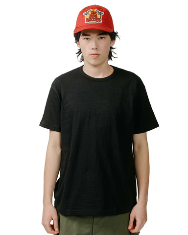 The Real McCoy's MC19010 Athletic T-Shirt / Loop-Wheel Black