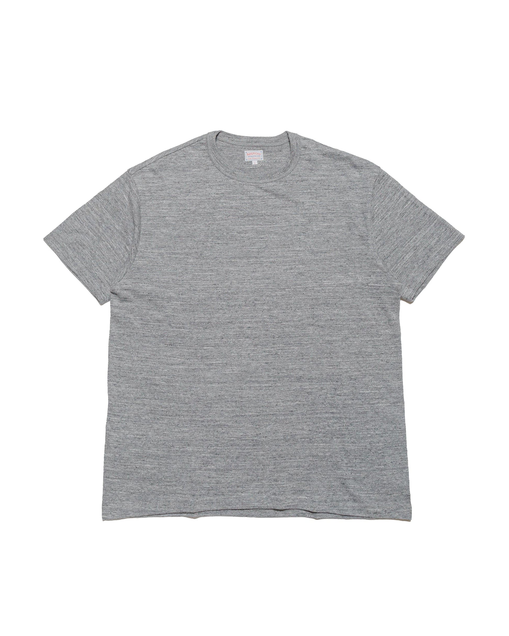 The Real McCoy's MC19010 Athletic T-Shirt / Loop-Wheel Grey