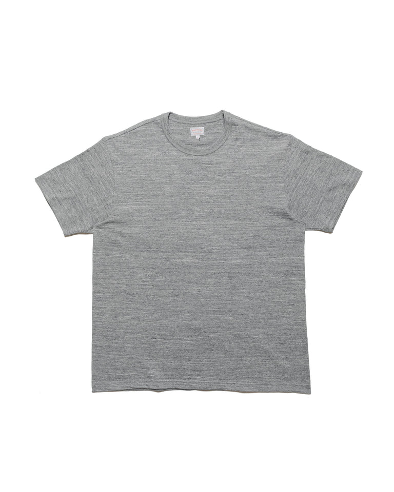 The Real McCoy's MC19010 Athletic T-Shirt / Loop-Wheel Grey