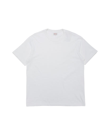 The Real McCoy's MC19010 Athletic T-Shirt / Loop-Wheel White