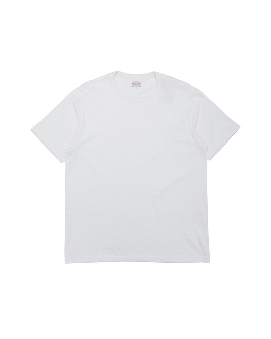 The Real McCoy's MC19010 Athletic T-Shirt / Loop-Wheel White