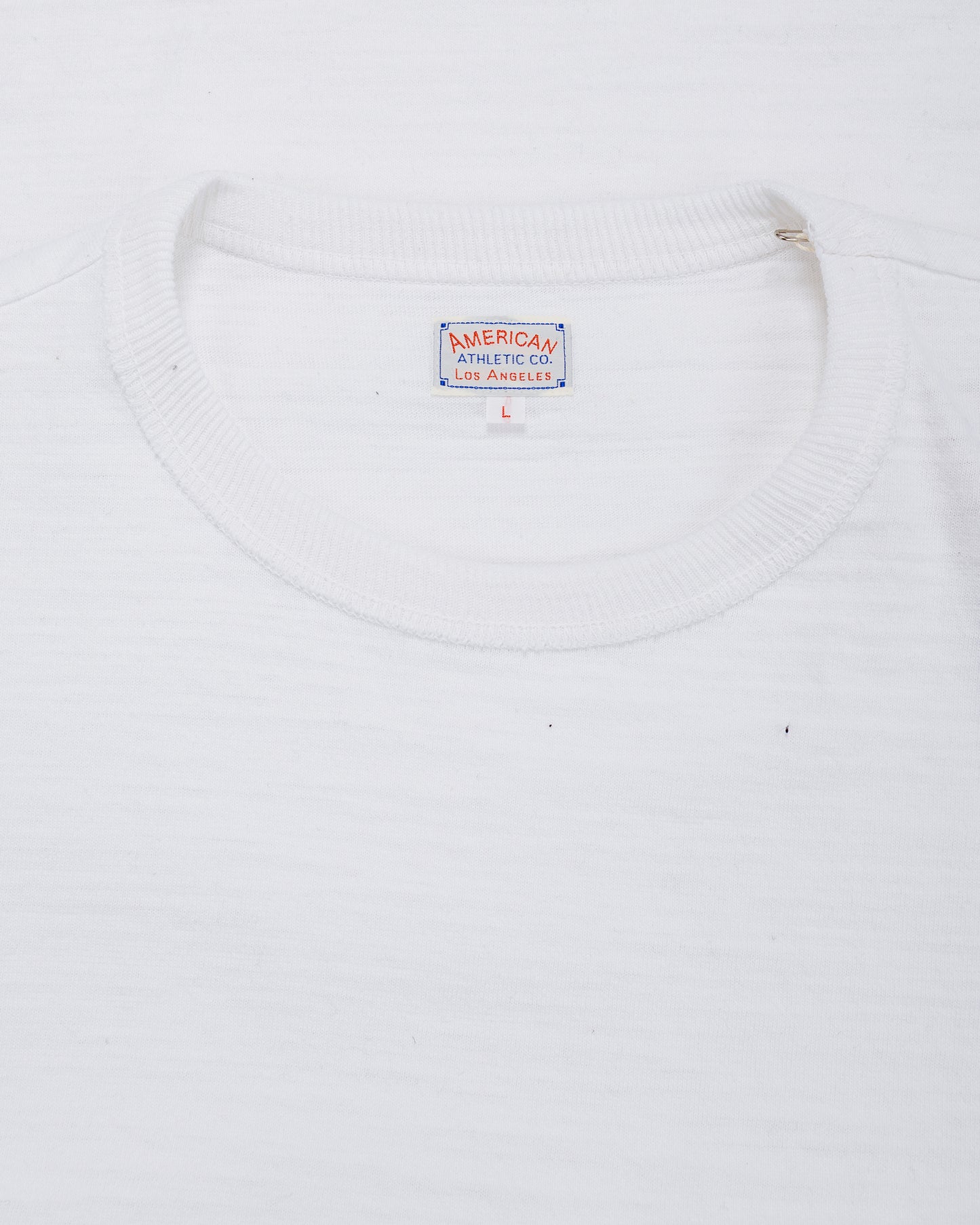 lost & found The Real McCoy's The Real McCoy's MC19010 Athletic T-Shirt / Loop-Wheel White