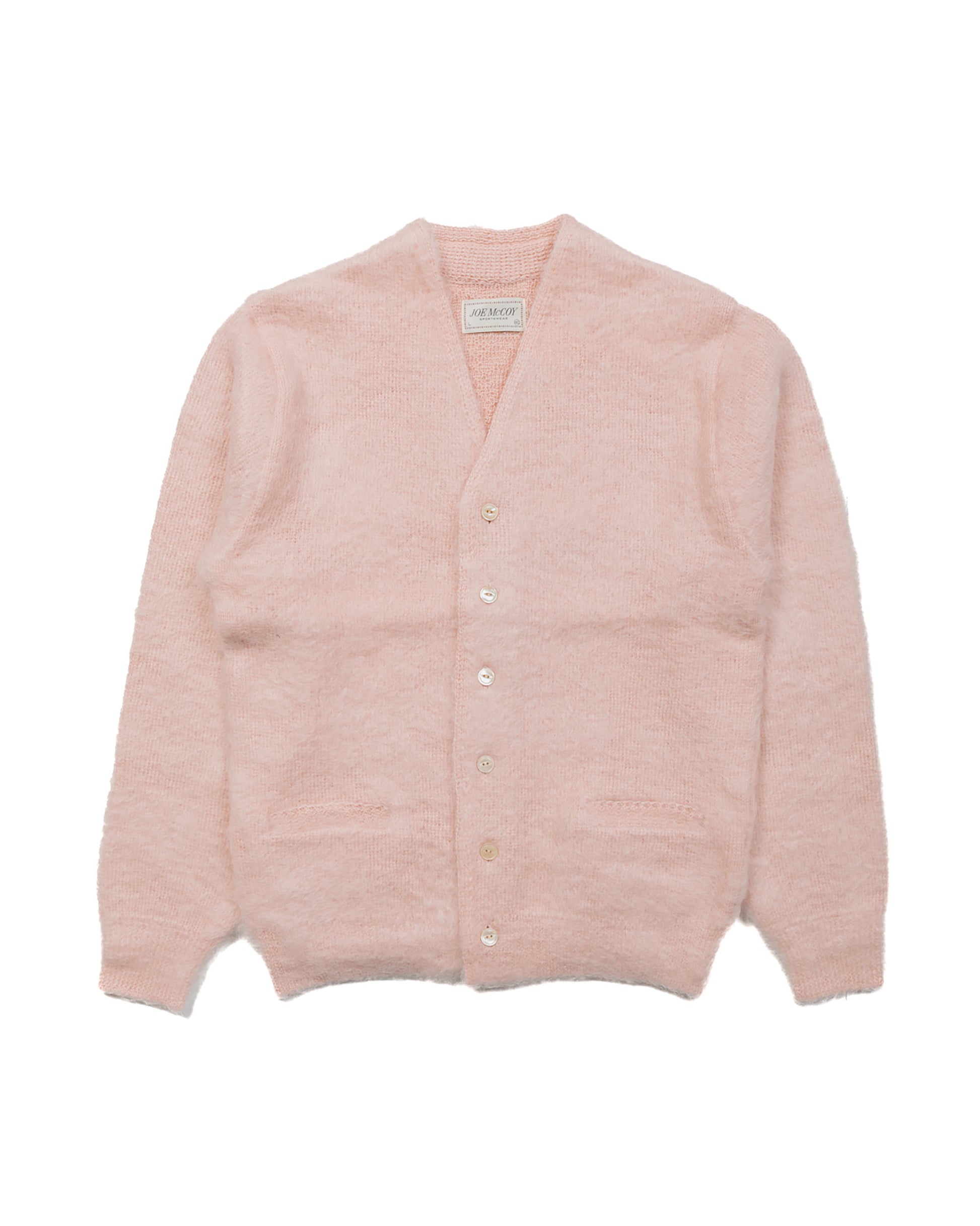 The Real McCoy's MC19103 JM Mohair Cardigan Flamingo