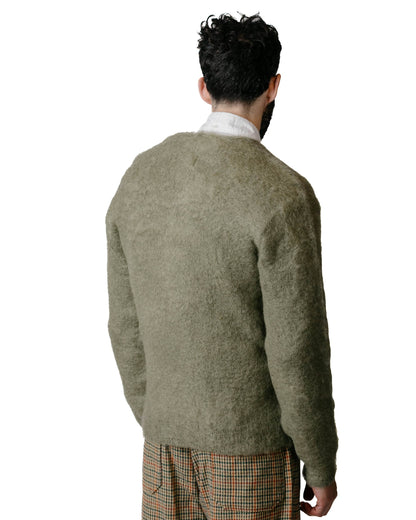 The Real McCoy's MC19103 JM Mohair Cardigan Mint Model Back