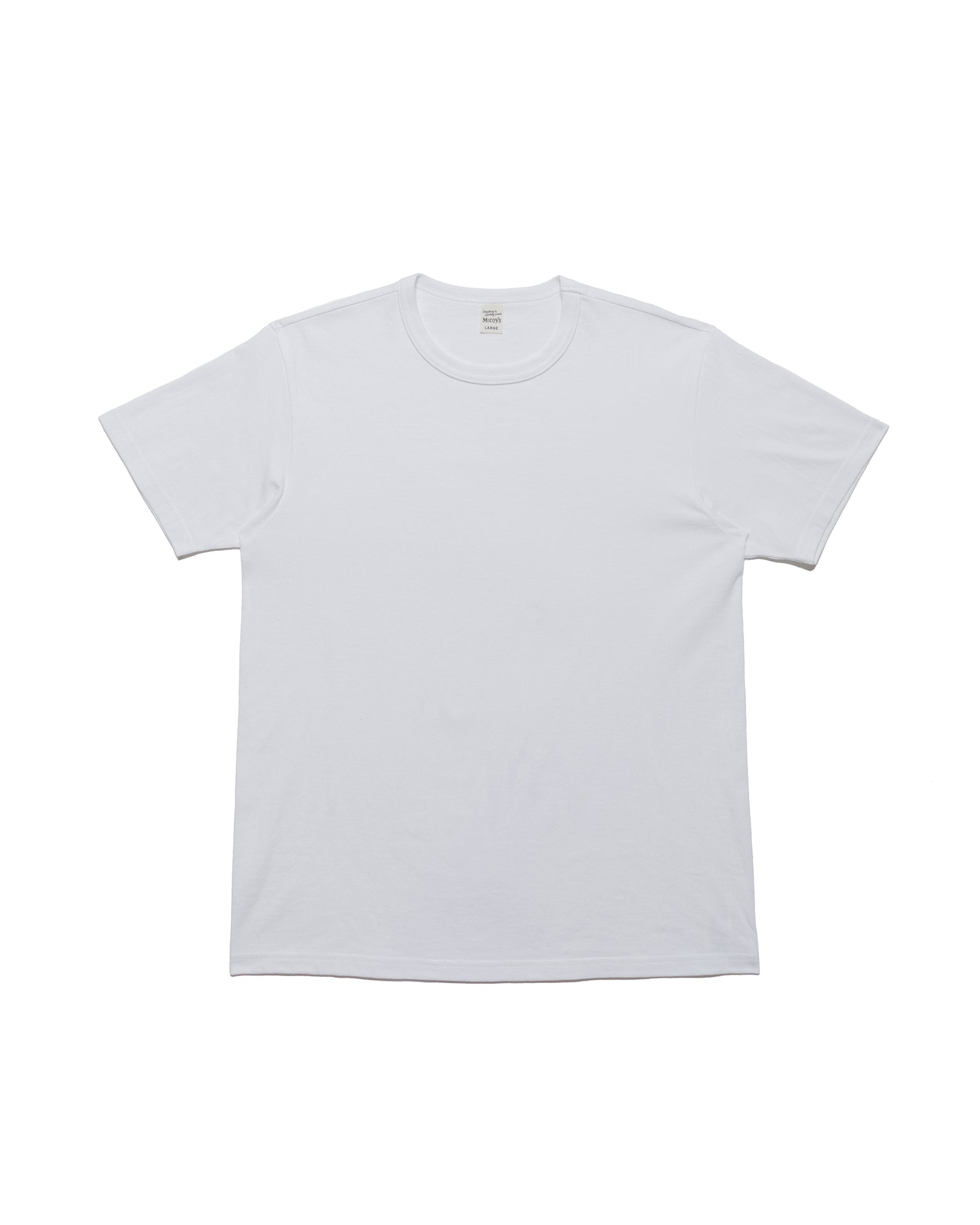 The Real McCoy's MC20000 2pcs Pack Tee White