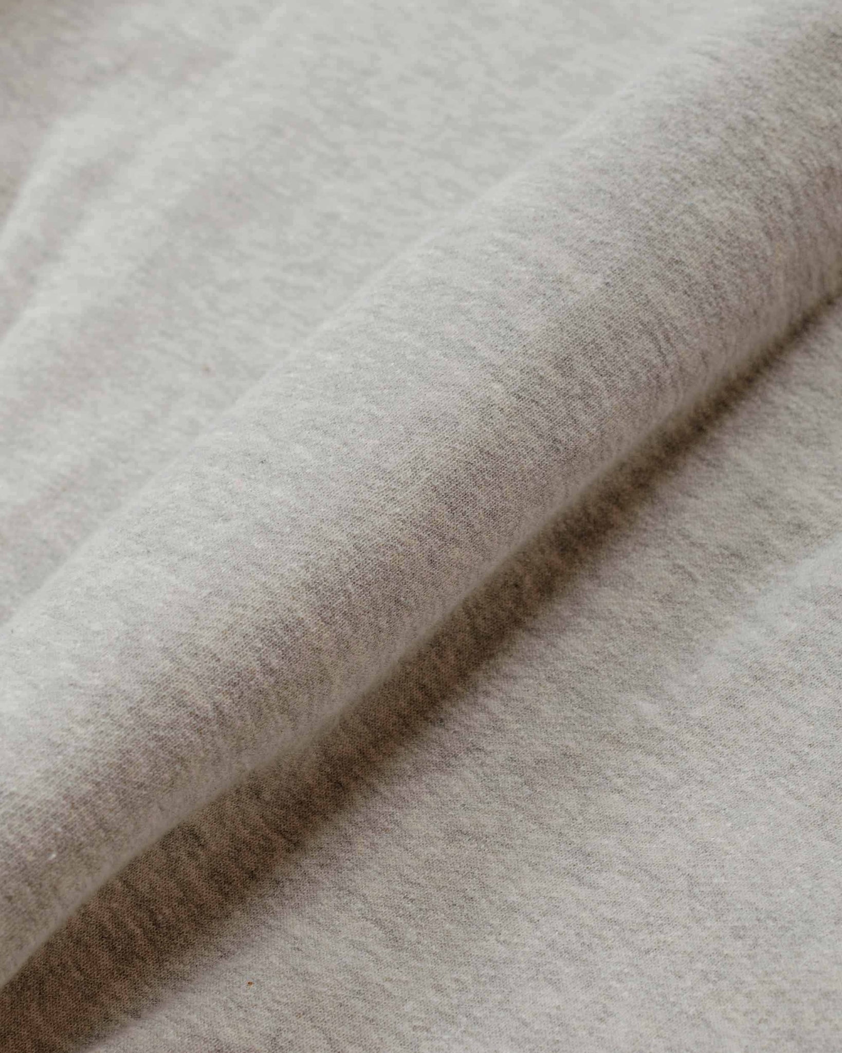 The Real McCoy's MC21018 9oz. Loopwheel Raglan Sleeve Sweatshirt Ash Grey Fabric