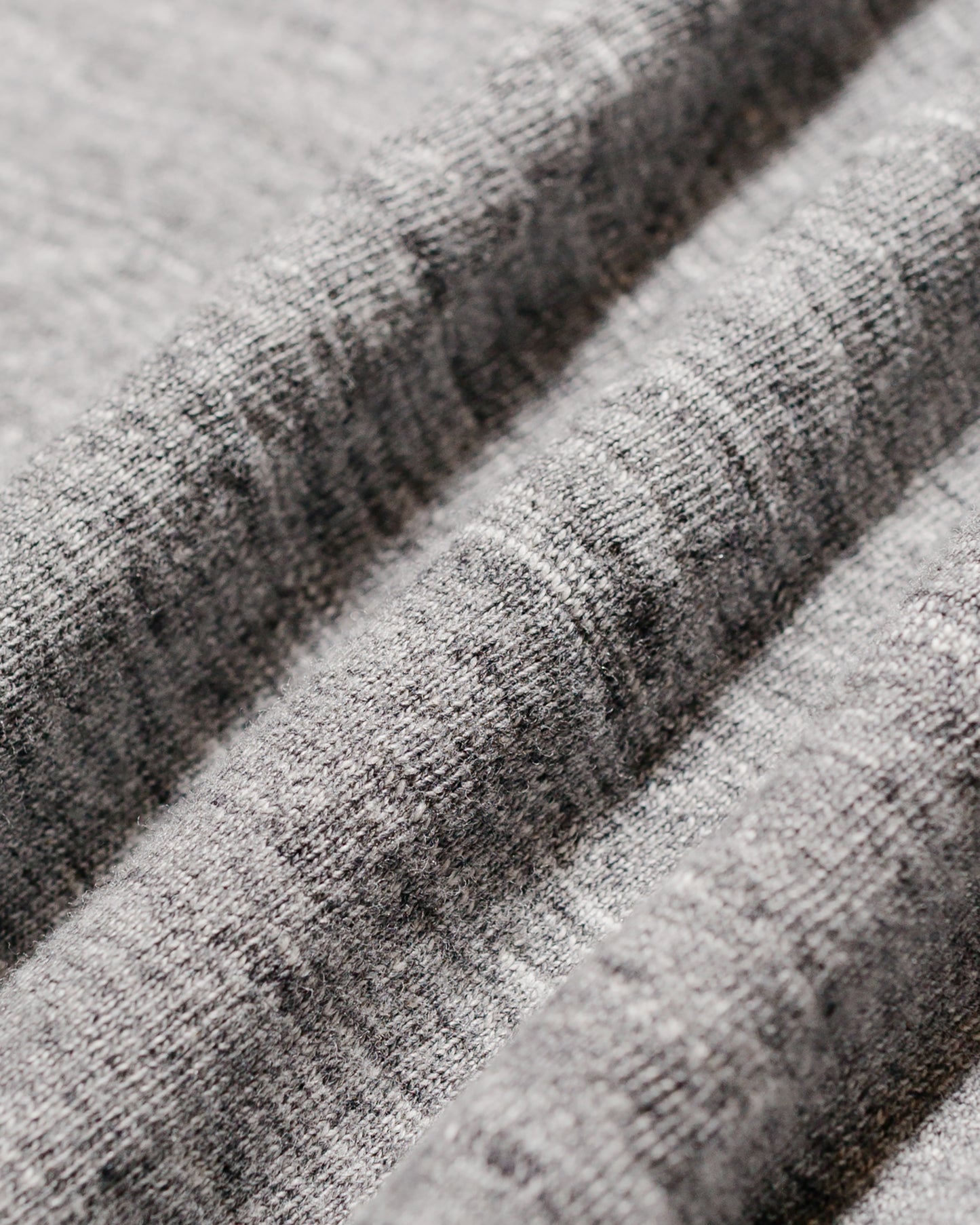 The Real McCoy's MC21109 Athletic L/S T-Shirt / Loop-Wheel Grey