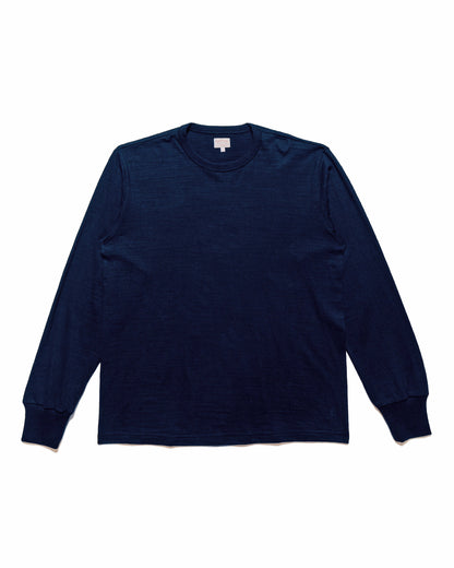 The Real McCoy's MC21109 Athletic L/S T-Shirt / Loop-Wheel Navy 