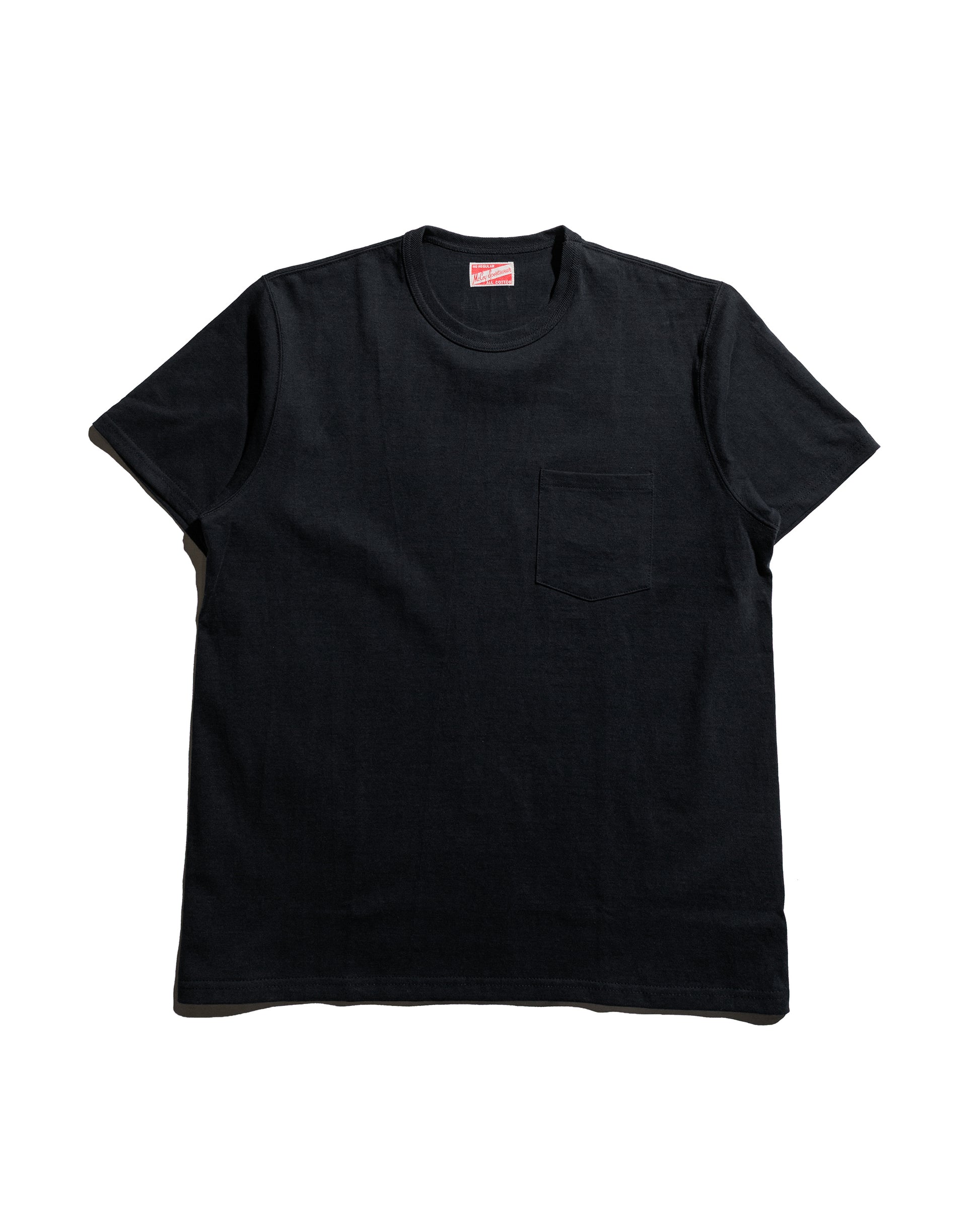 The Real McCoy's MC22006 Pocket Tee Black
