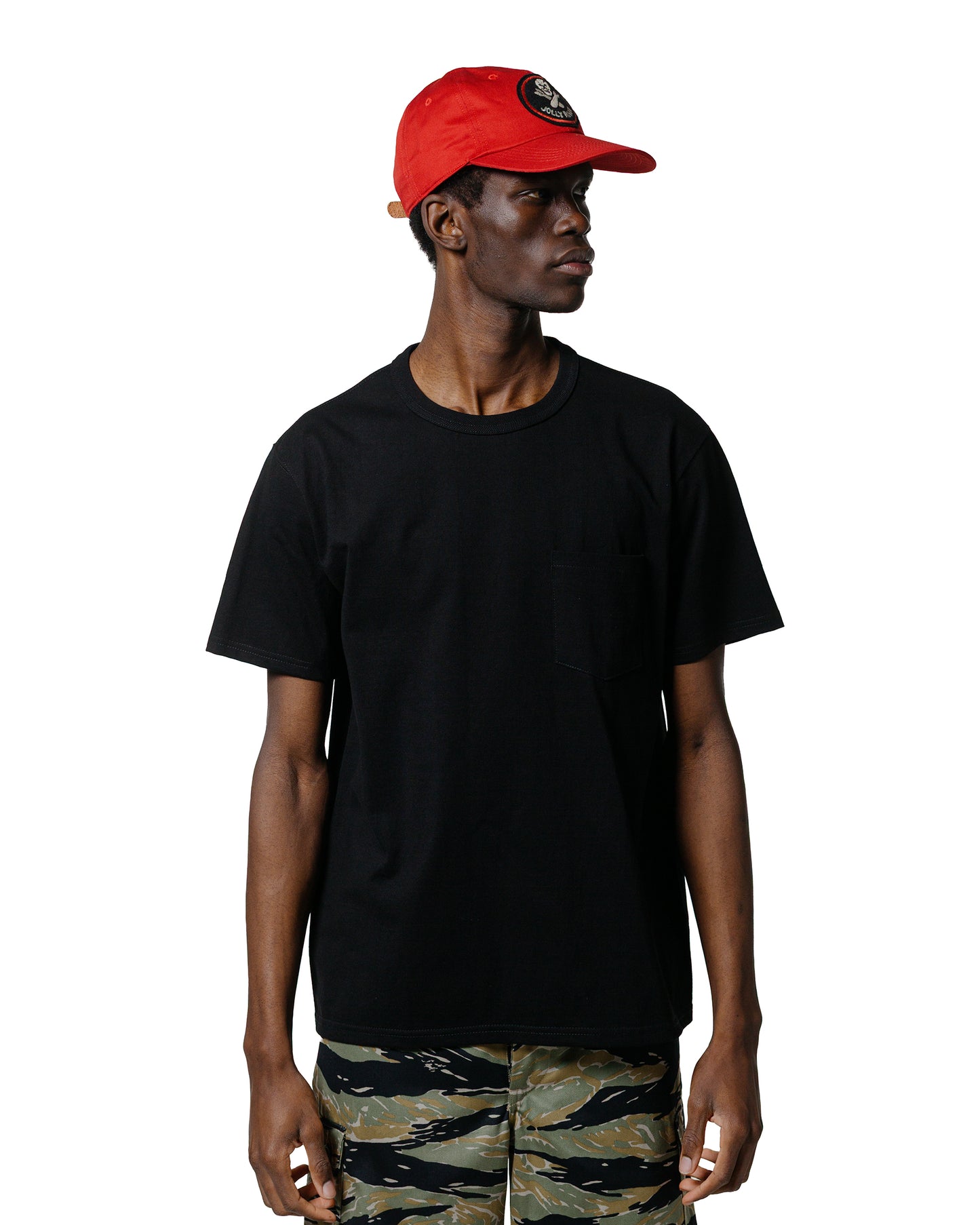 The Real McCoy's MC22006 Pocket Tee Black