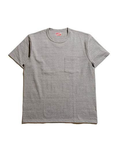 The Real McCoy's MC22006 Pocket Tee Gray